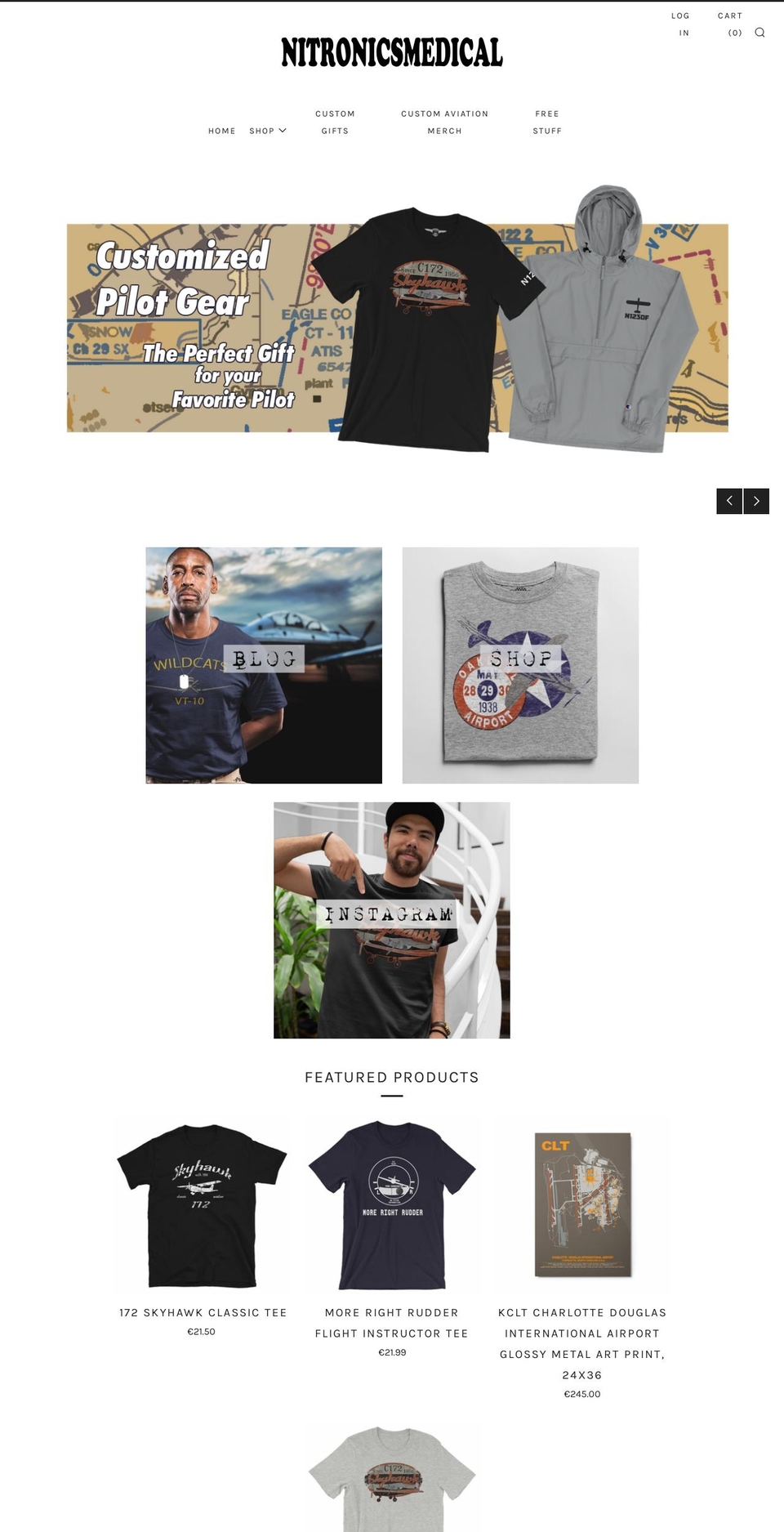nitronicsmedical.com shopify website screenshot