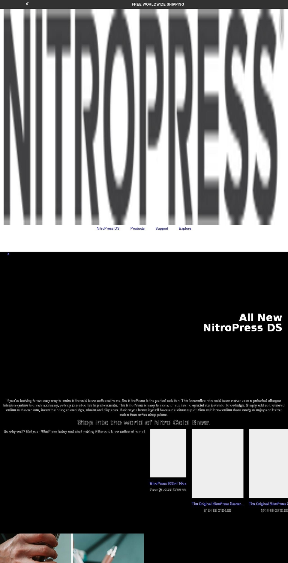nitropress.co.uk shopify website screenshot