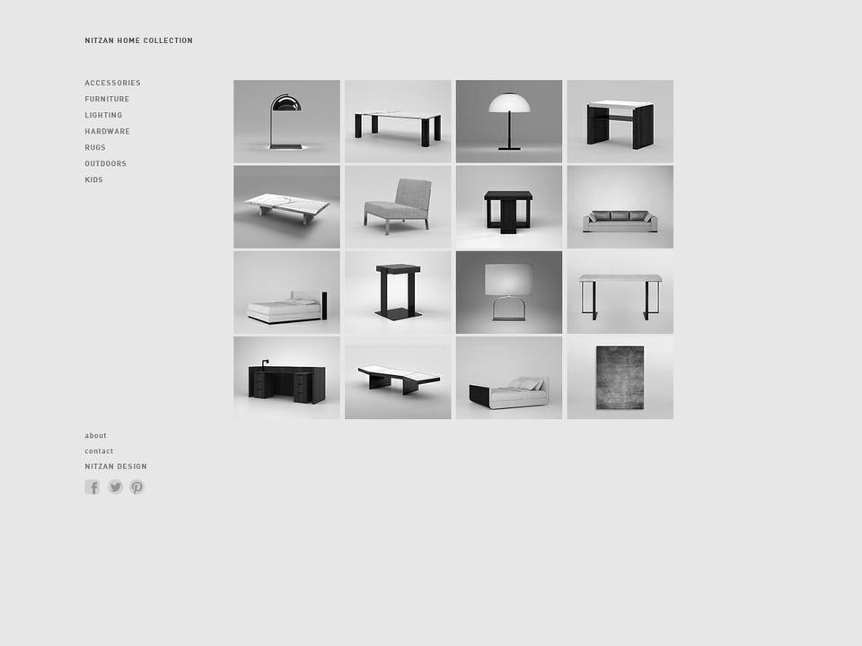 nitzanhome.com shopify website screenshot