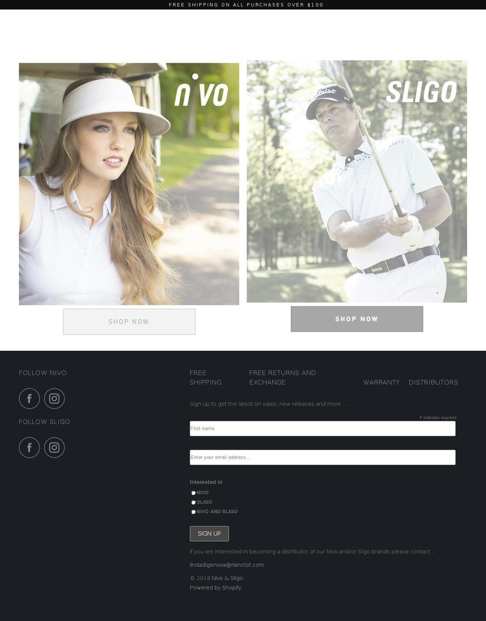 2018-07-04 Shopify theme site example nivo-apparel.com