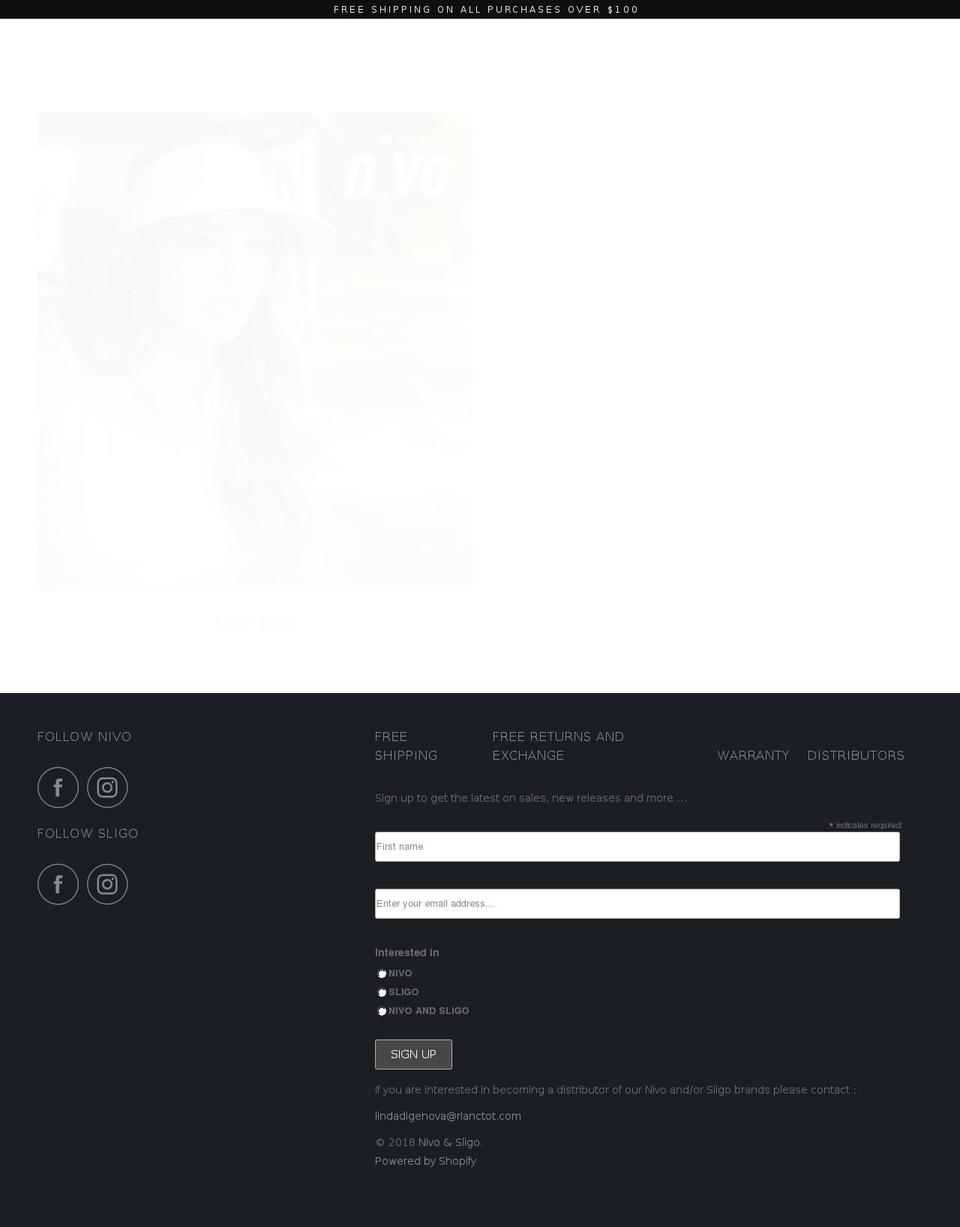 2018-07-04 Shopify theme site example nivogolf.com