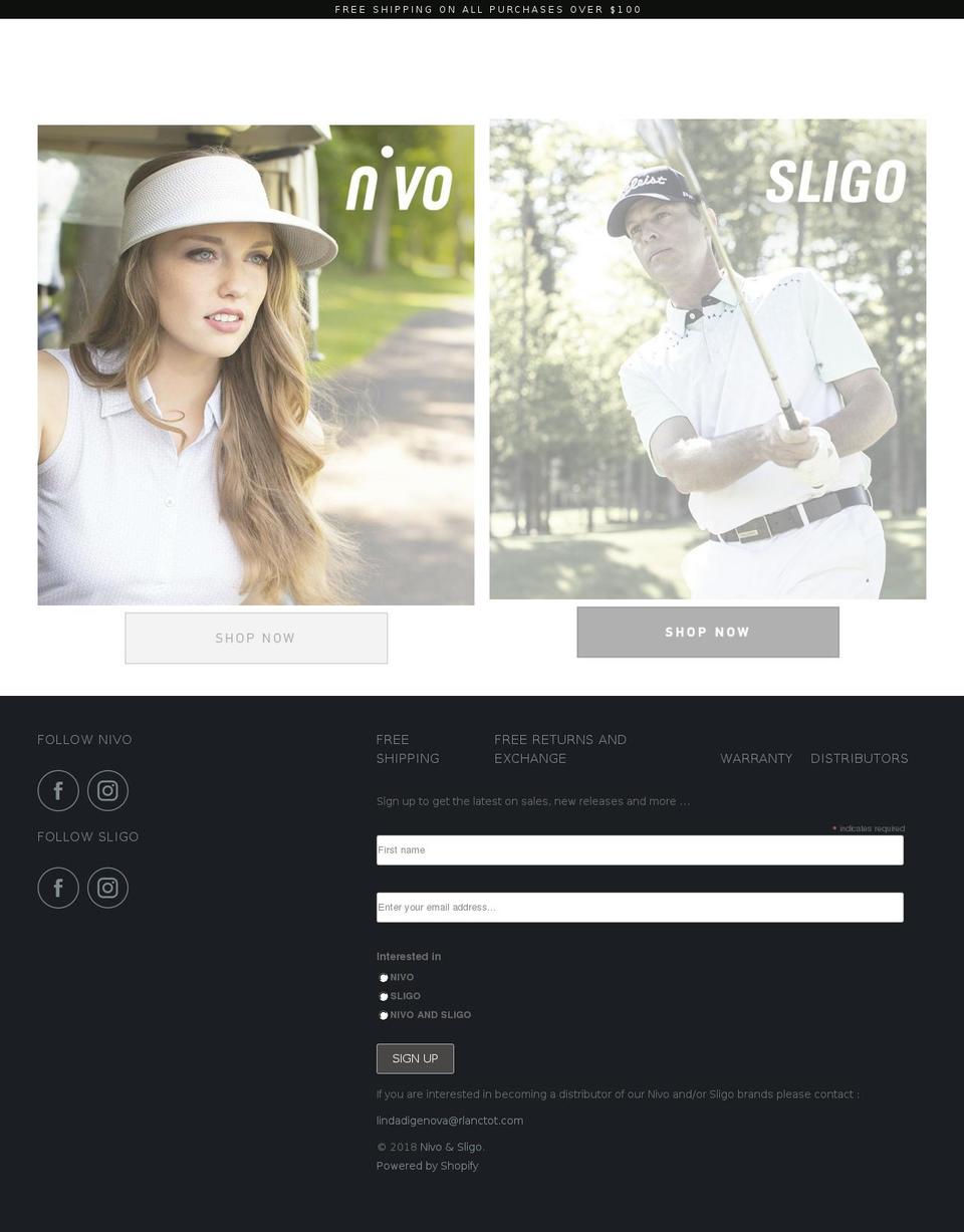 2018-07-04 Shopify theme site example nivosports.com