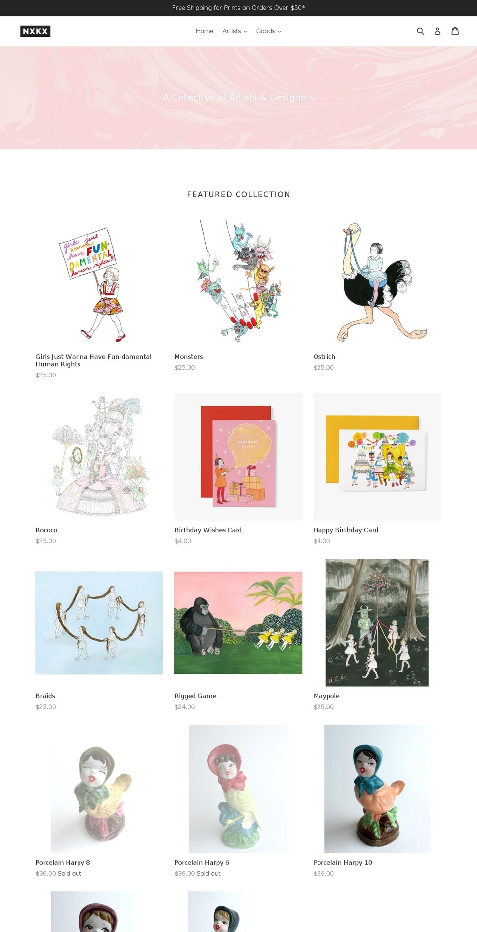 nixieknox.com shopify website screenshot