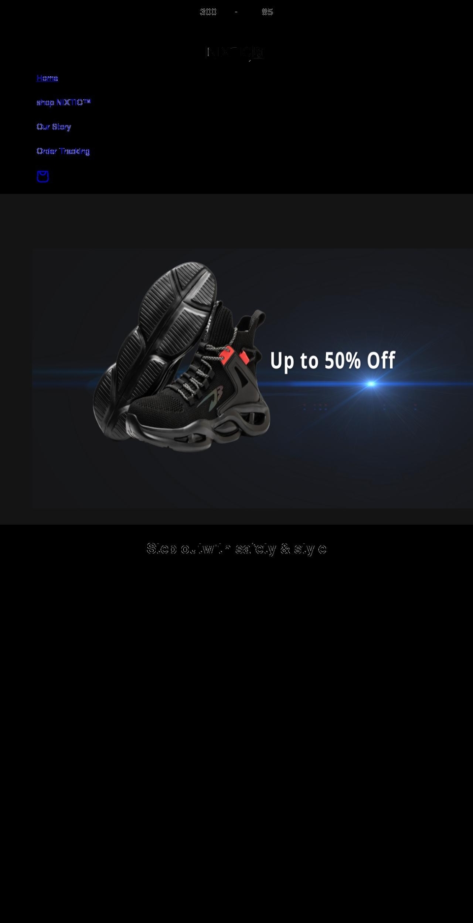 nixtic.com — Shopify storefront screenshot