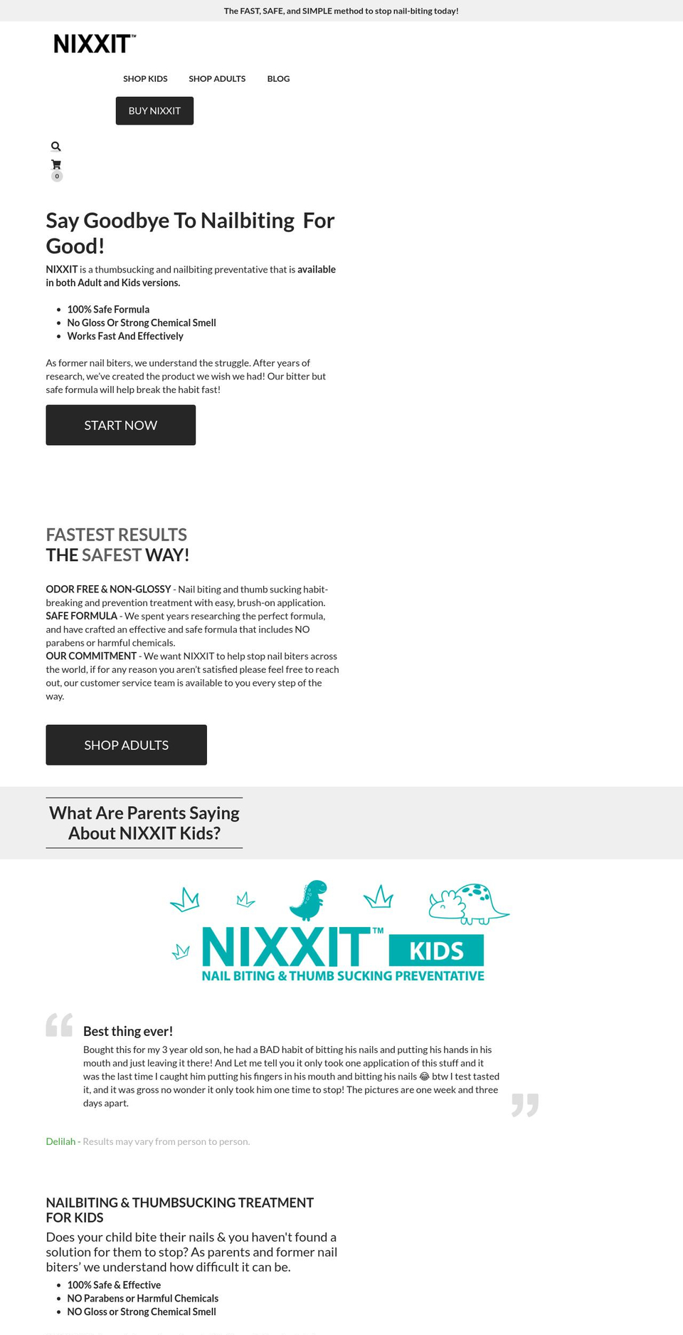 nixxit.com shopify website screenshot