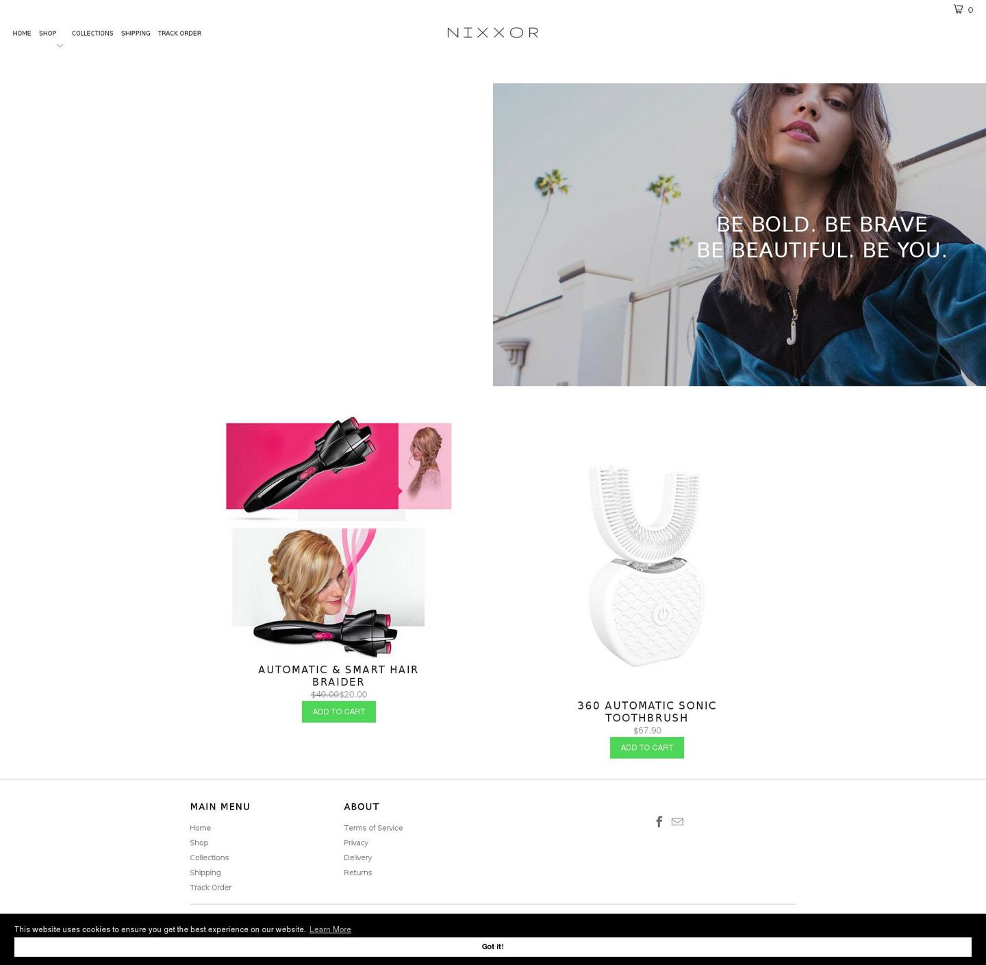 nixxor.com — Shopify storefront screenshot