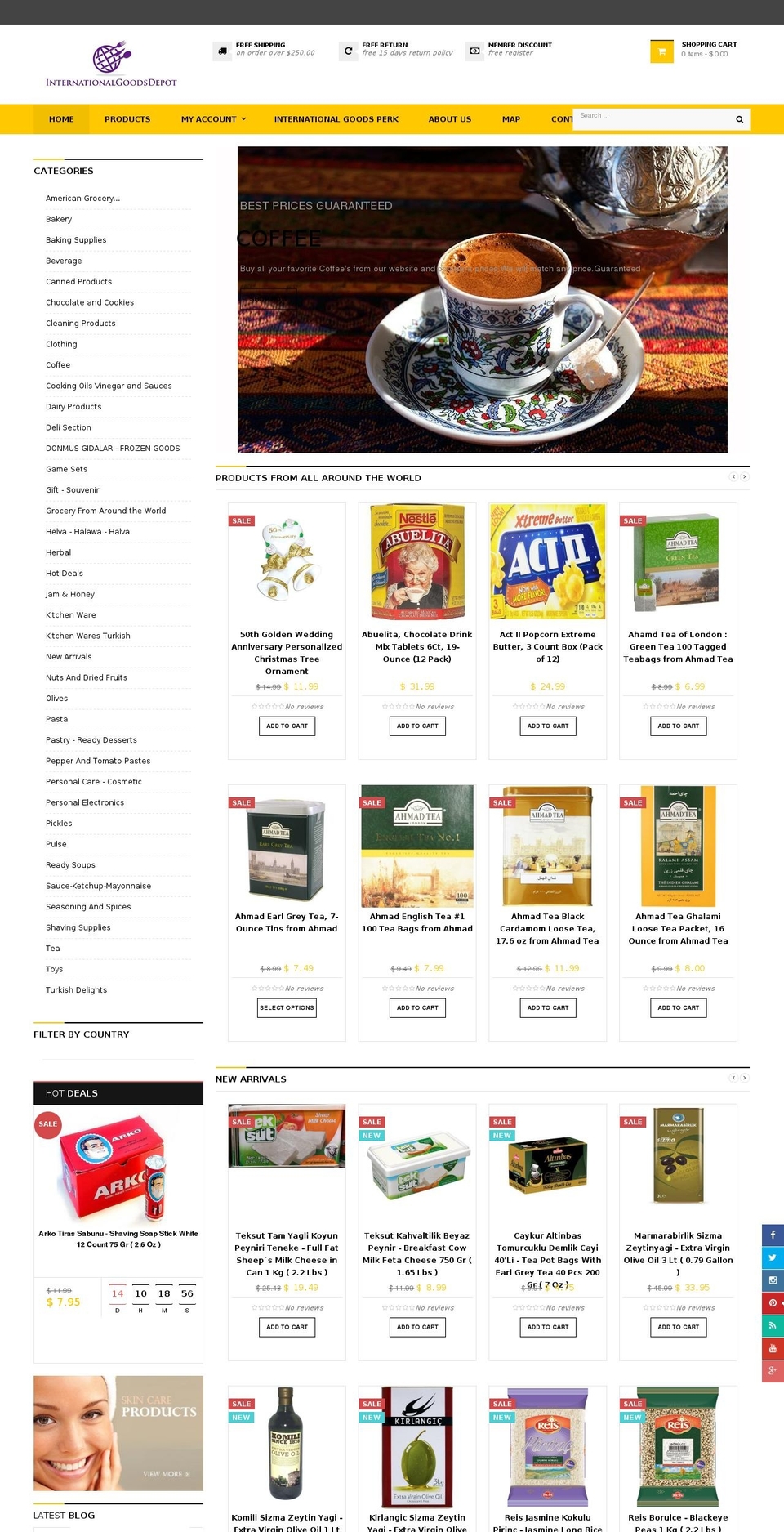 nizammarket.com shopify website screenshot