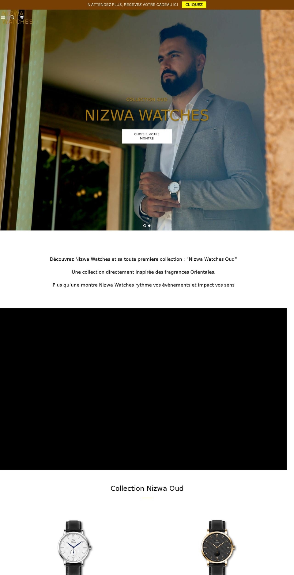 nizwa-watches.com — Shopify storefront screenshot
