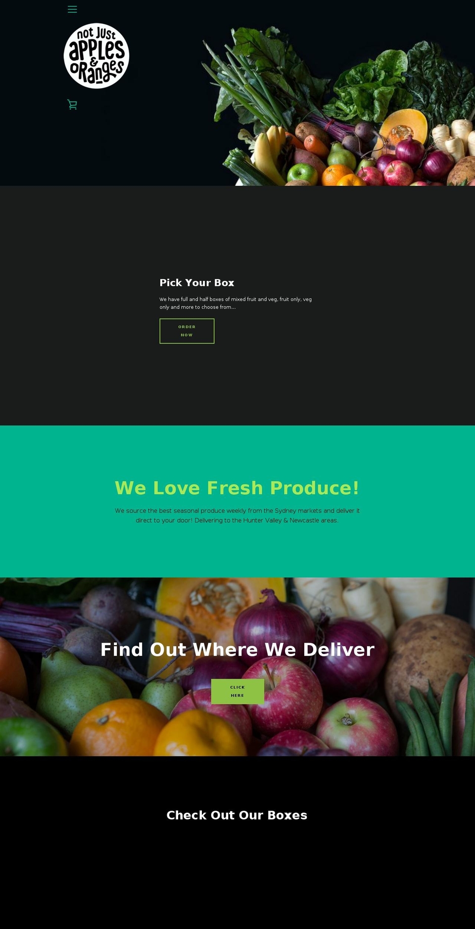 njaao.com — Shopify storefront screenshot