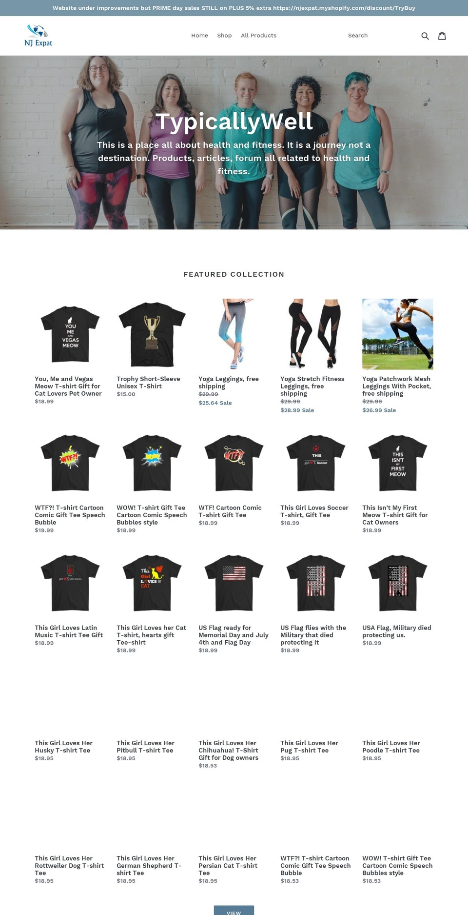 njexpat.com — Shopify storefront screenshot