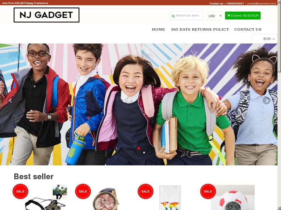 njgadget.com — Shopify storefront screenshot