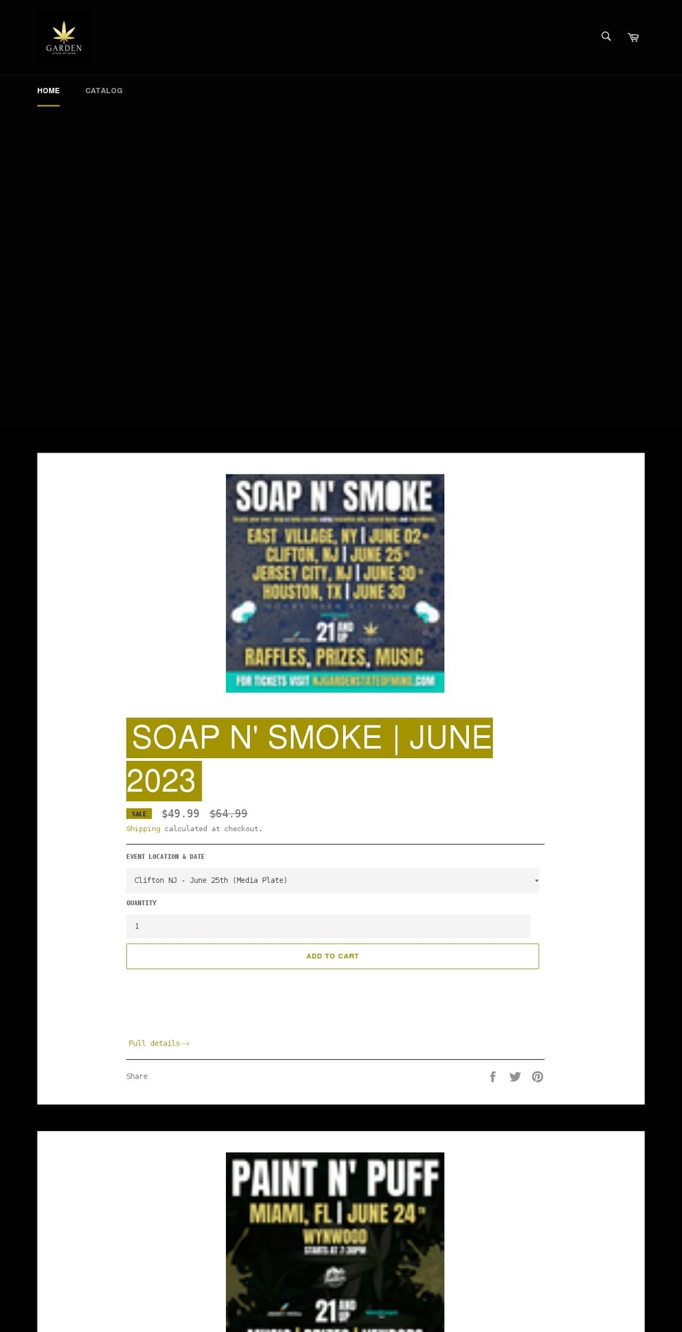 njgardenstateofmind.com shopify website screenshot