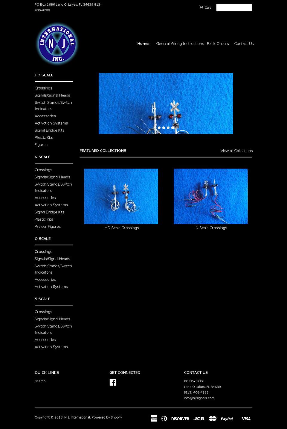 njisignals.com shopify website screenshot
