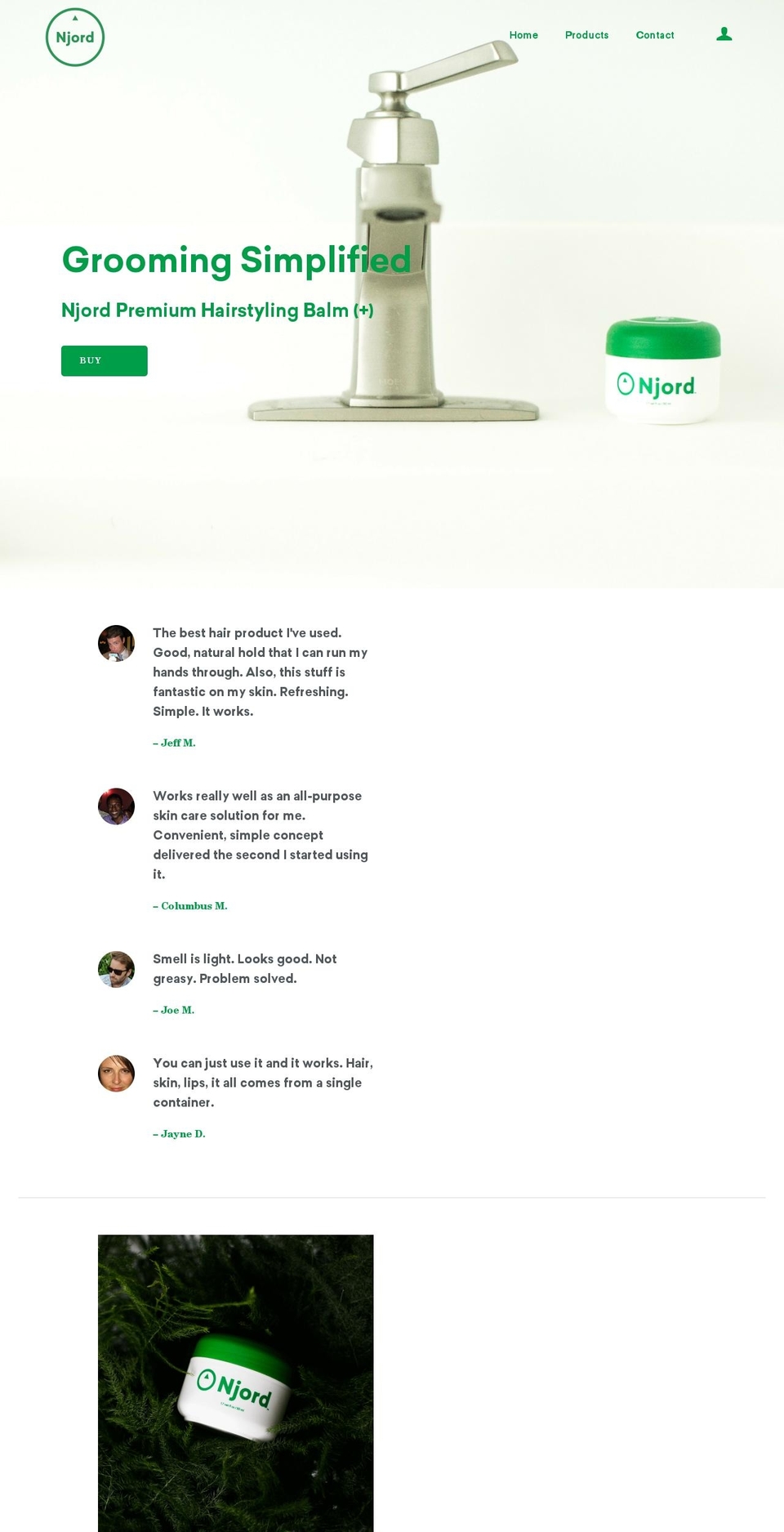 njorde.com shopify website screenshot