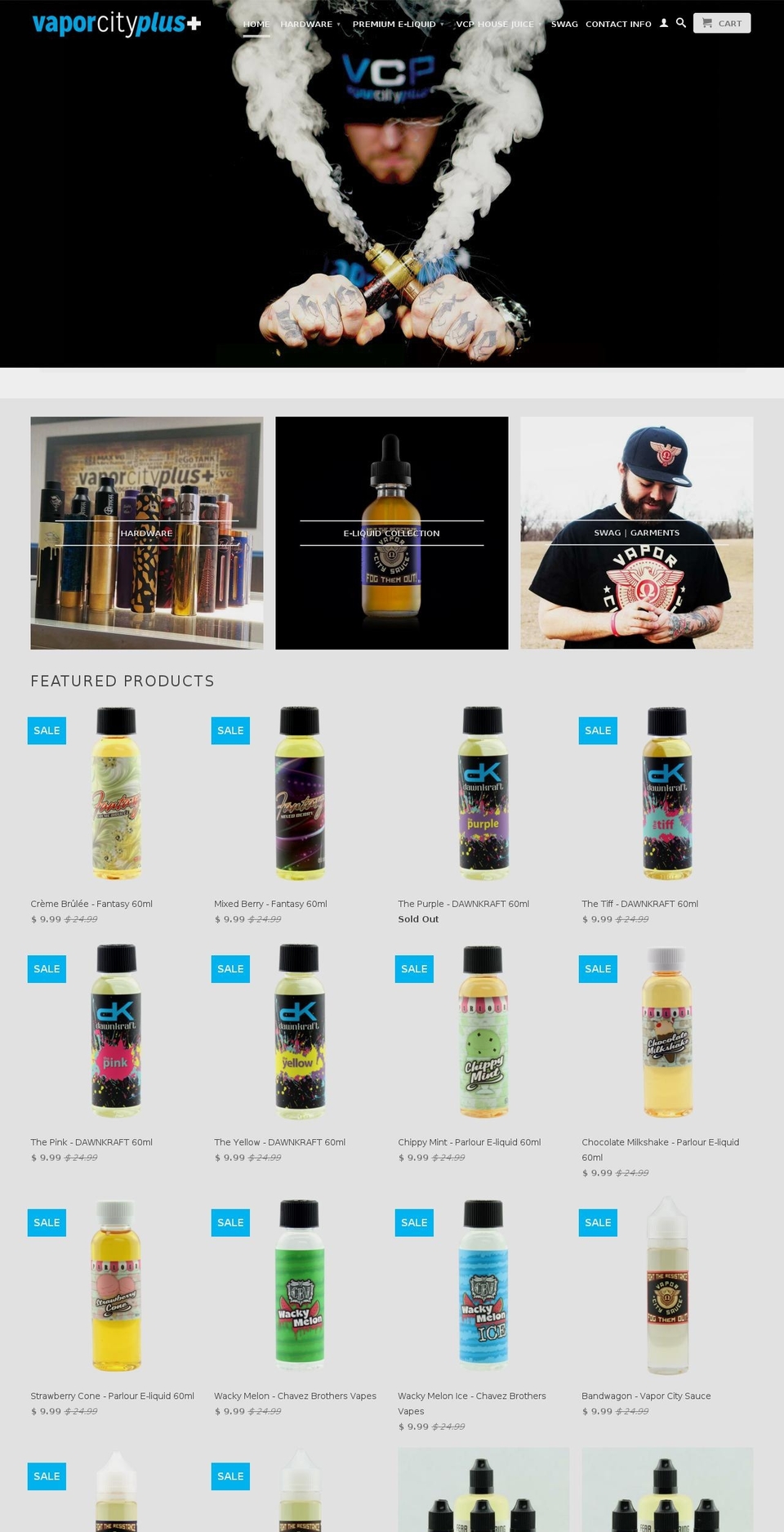 njvapers.com — Shopify storefront screenshot