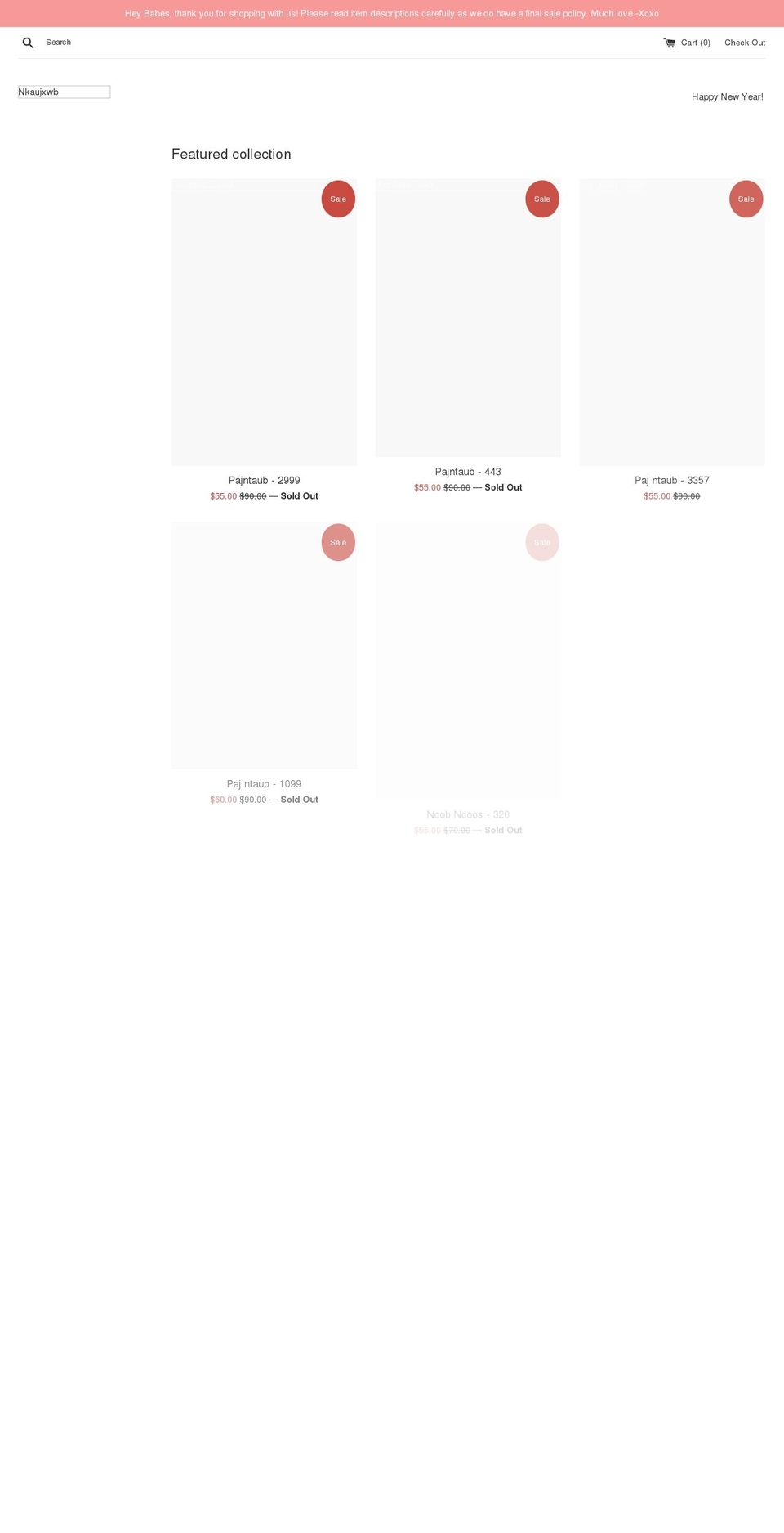 nkaujxwb.com shopify website screenshot