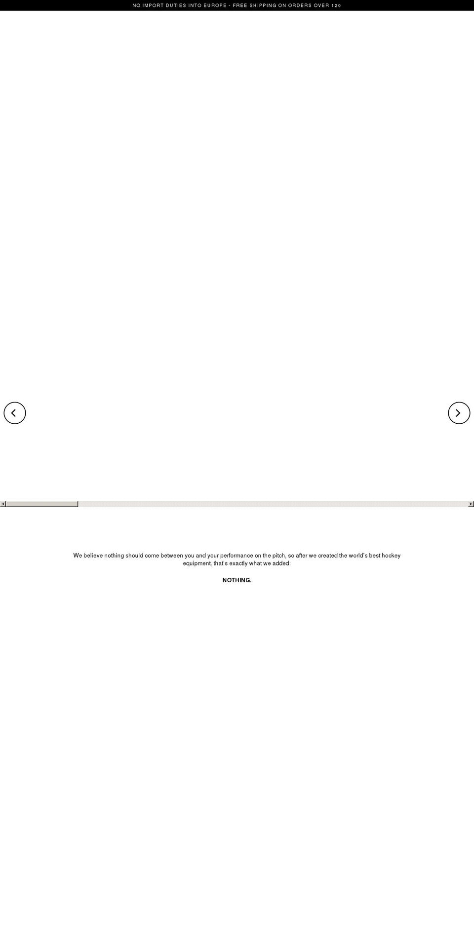 nkdhockey.com — Shopify storefront screenshot