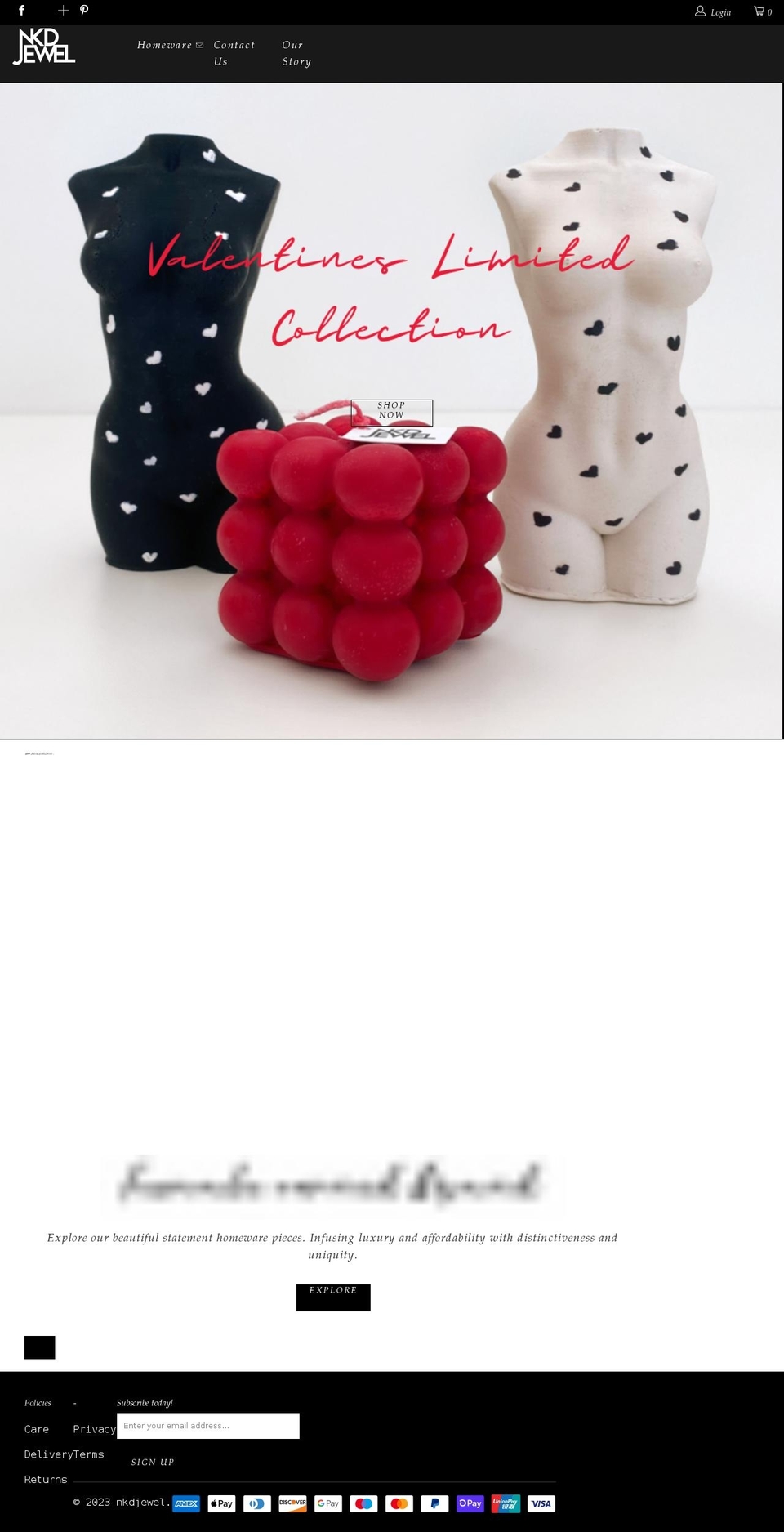 nkdjewel.com shopify website screenshot