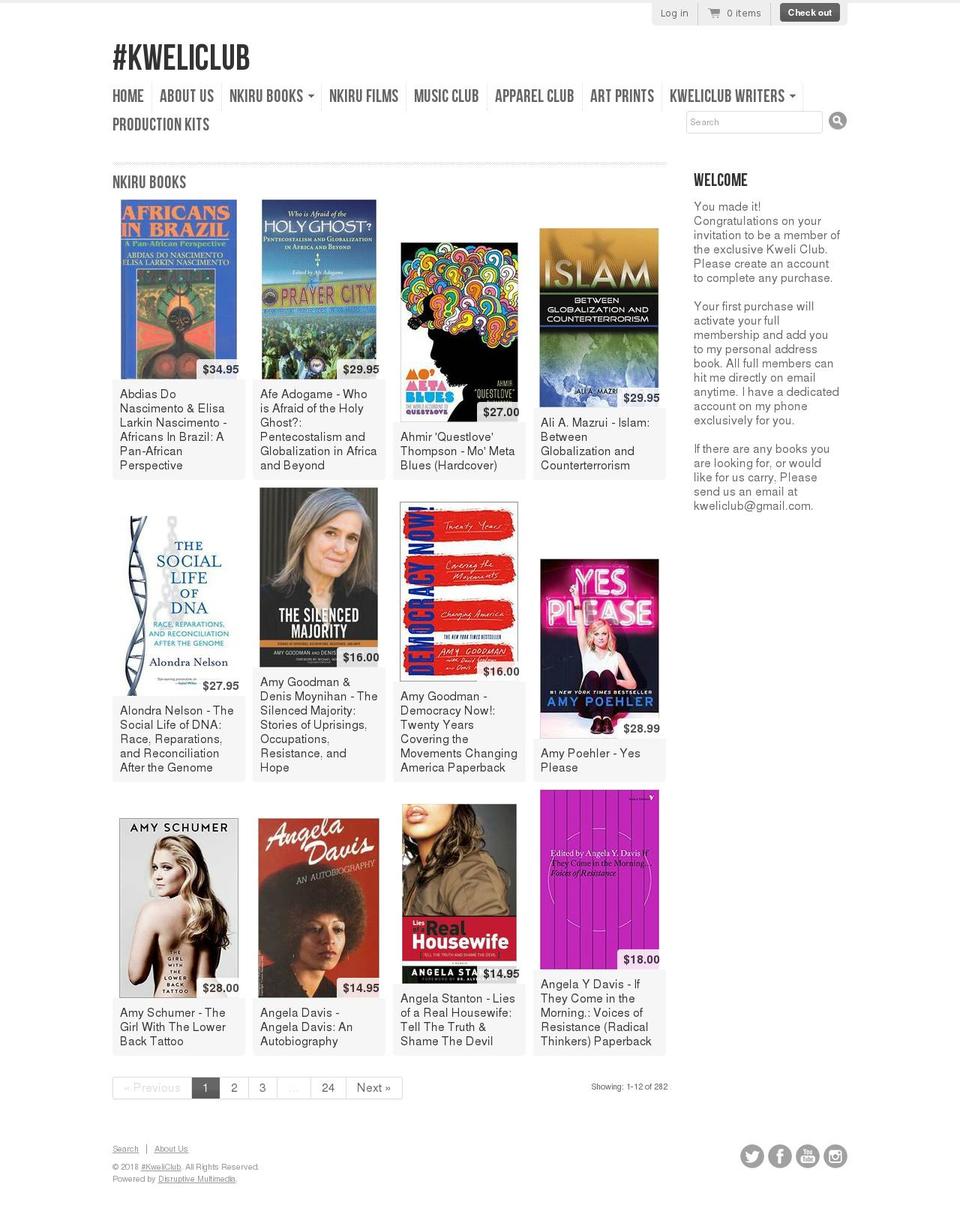 nkirubookstore.com — Shopify storefront screenshot