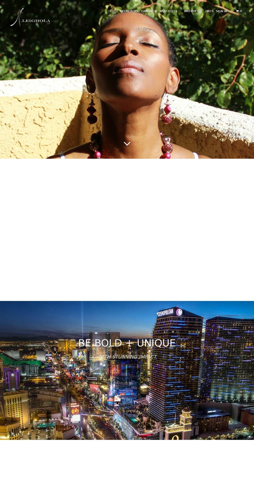 nleighola.com — Shopify storefront screenshot