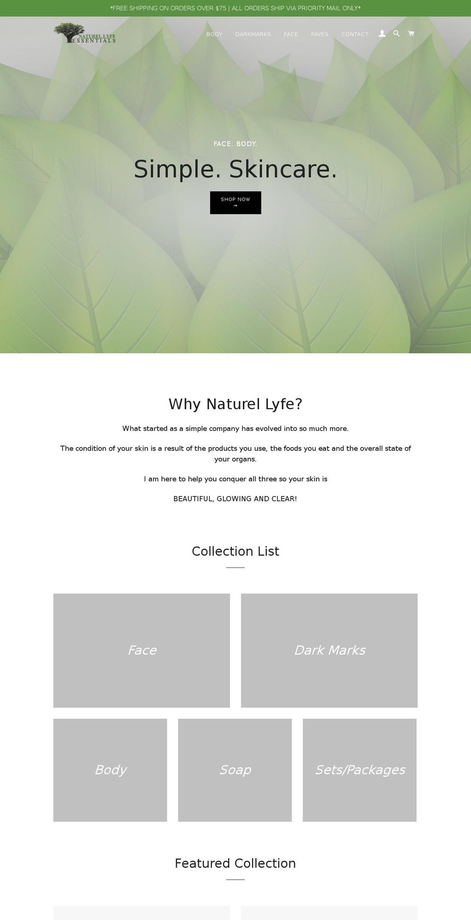 nlessentials.com — Shopify storefront screenshot