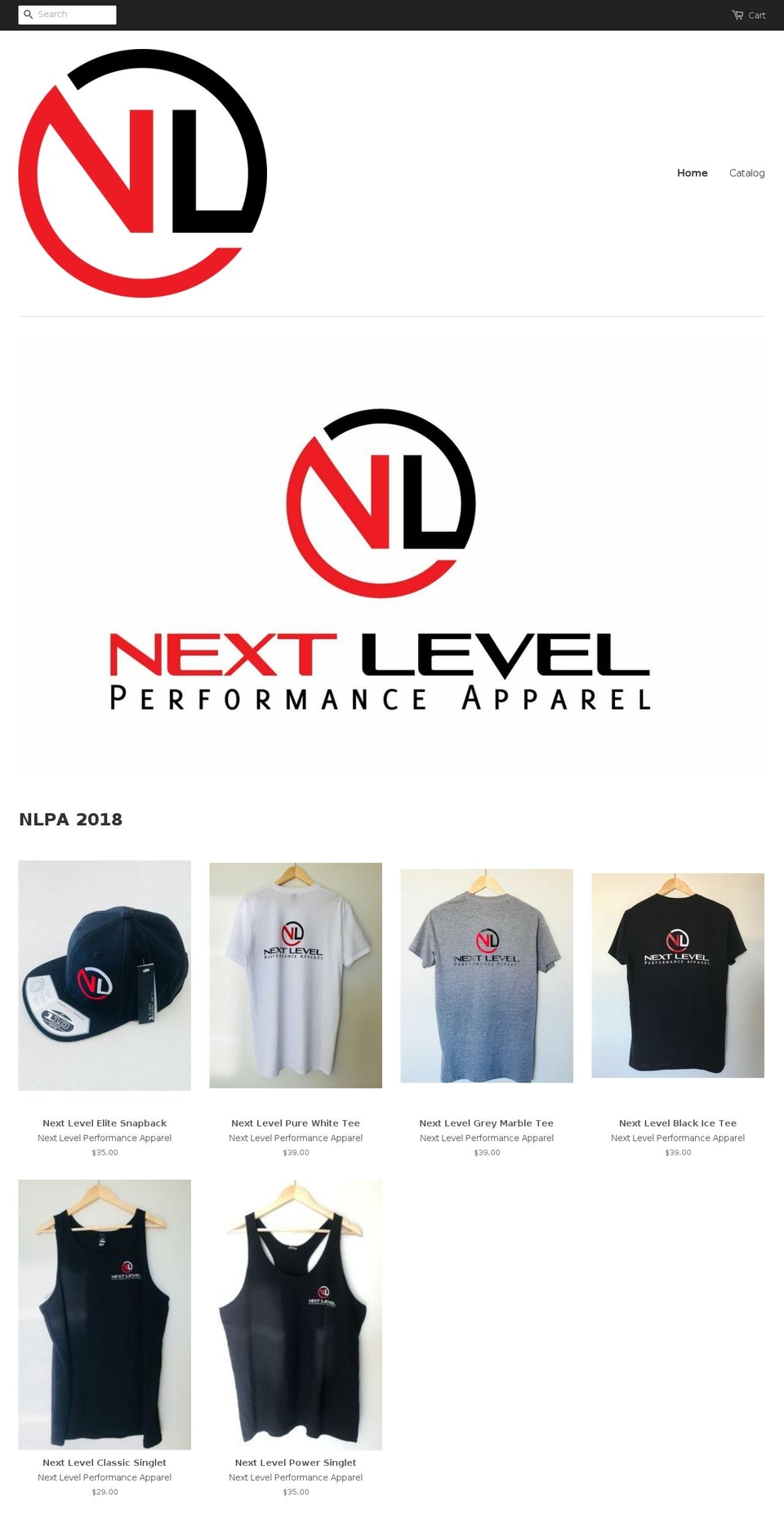 nlpa.com.au shopify website screenshot