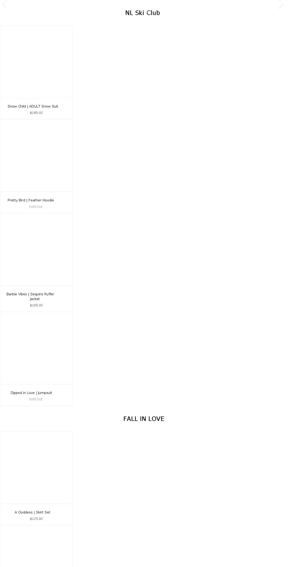 nlthelabel.com shopify website screenshot