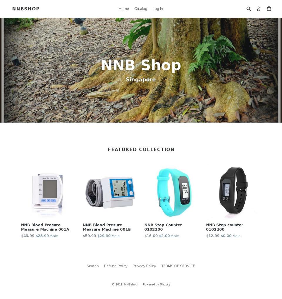 nnbshop.com — Shopify storefront screenshot