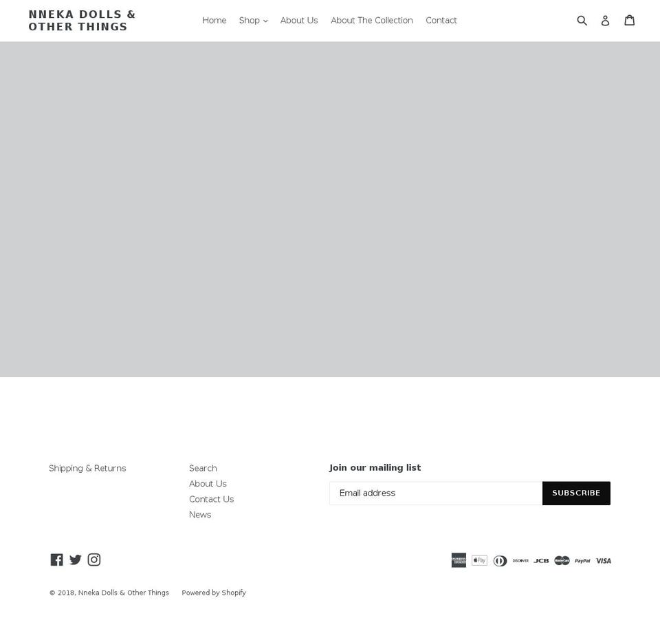 nnekadolls.com — Shopify storefront screenshot