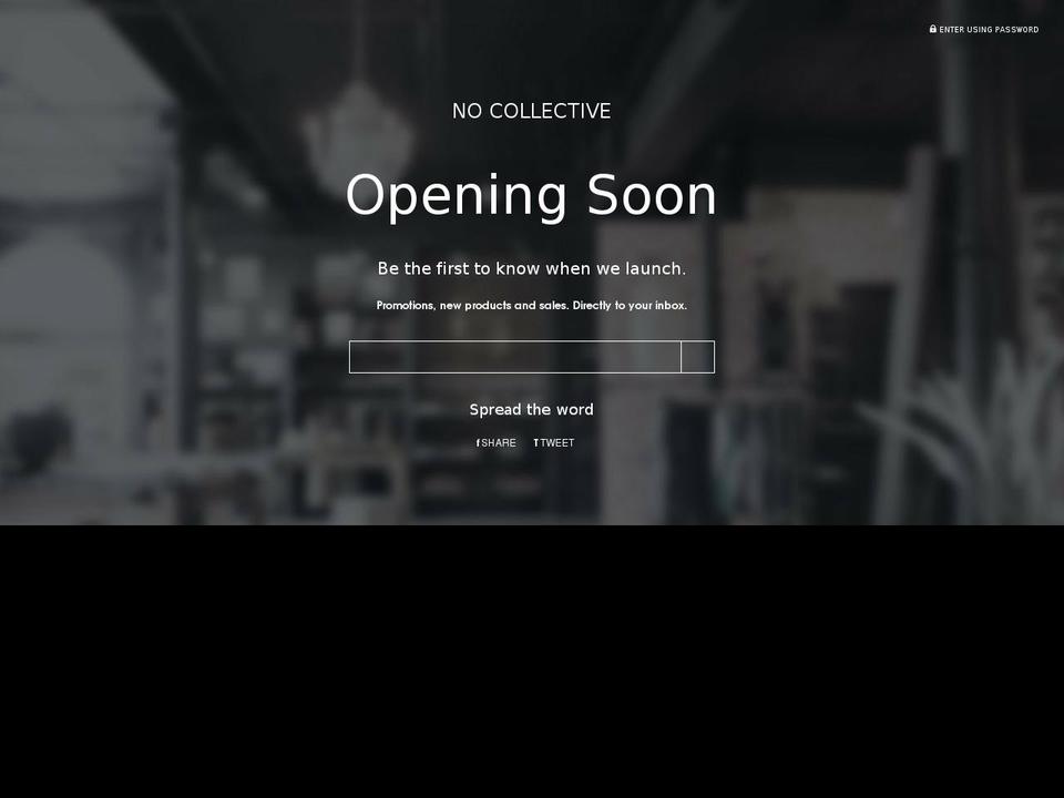 Pop with Installments message Shopify theme site example no-collective.com
