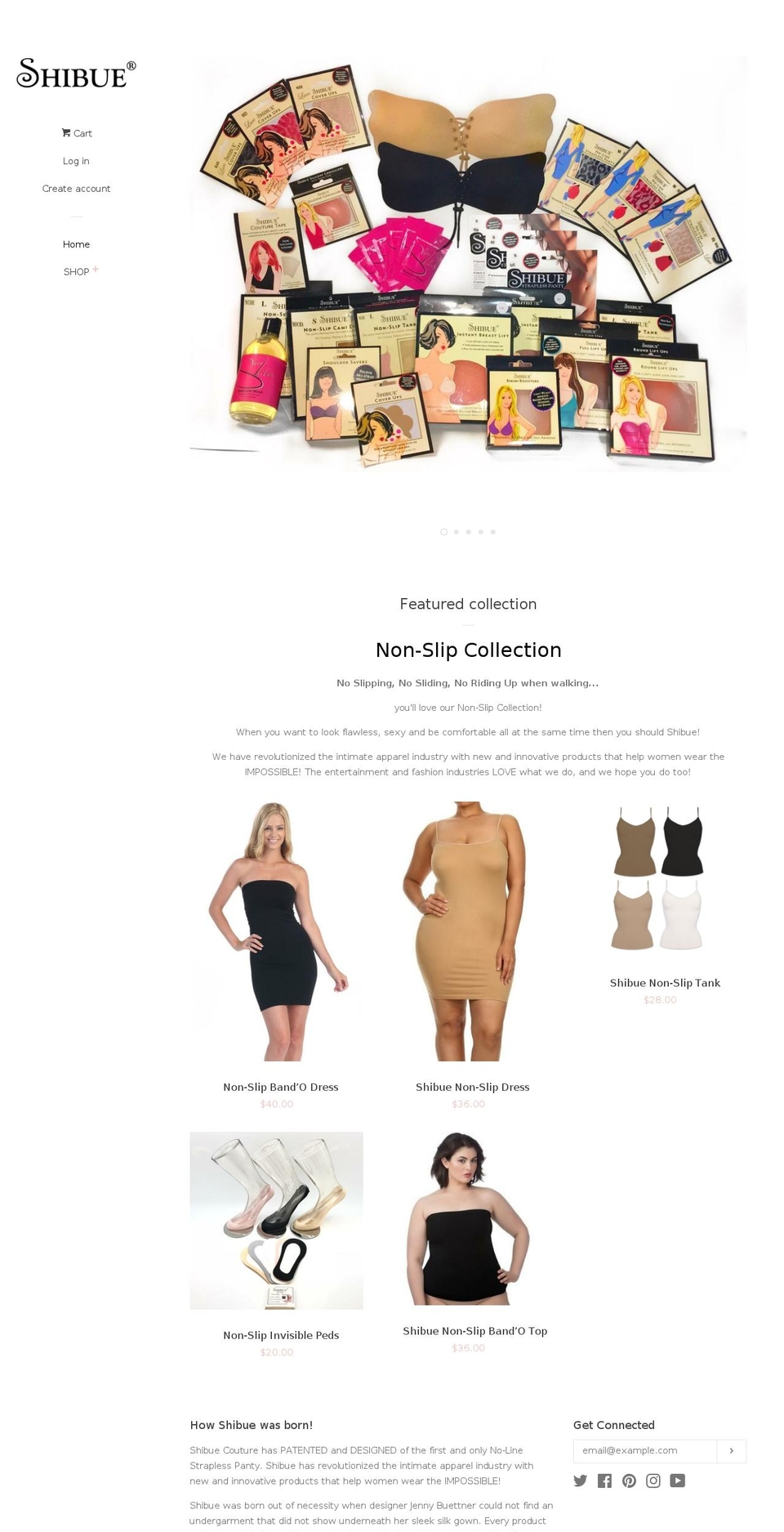 no-line-panties.com — Shopify storefront screenshot