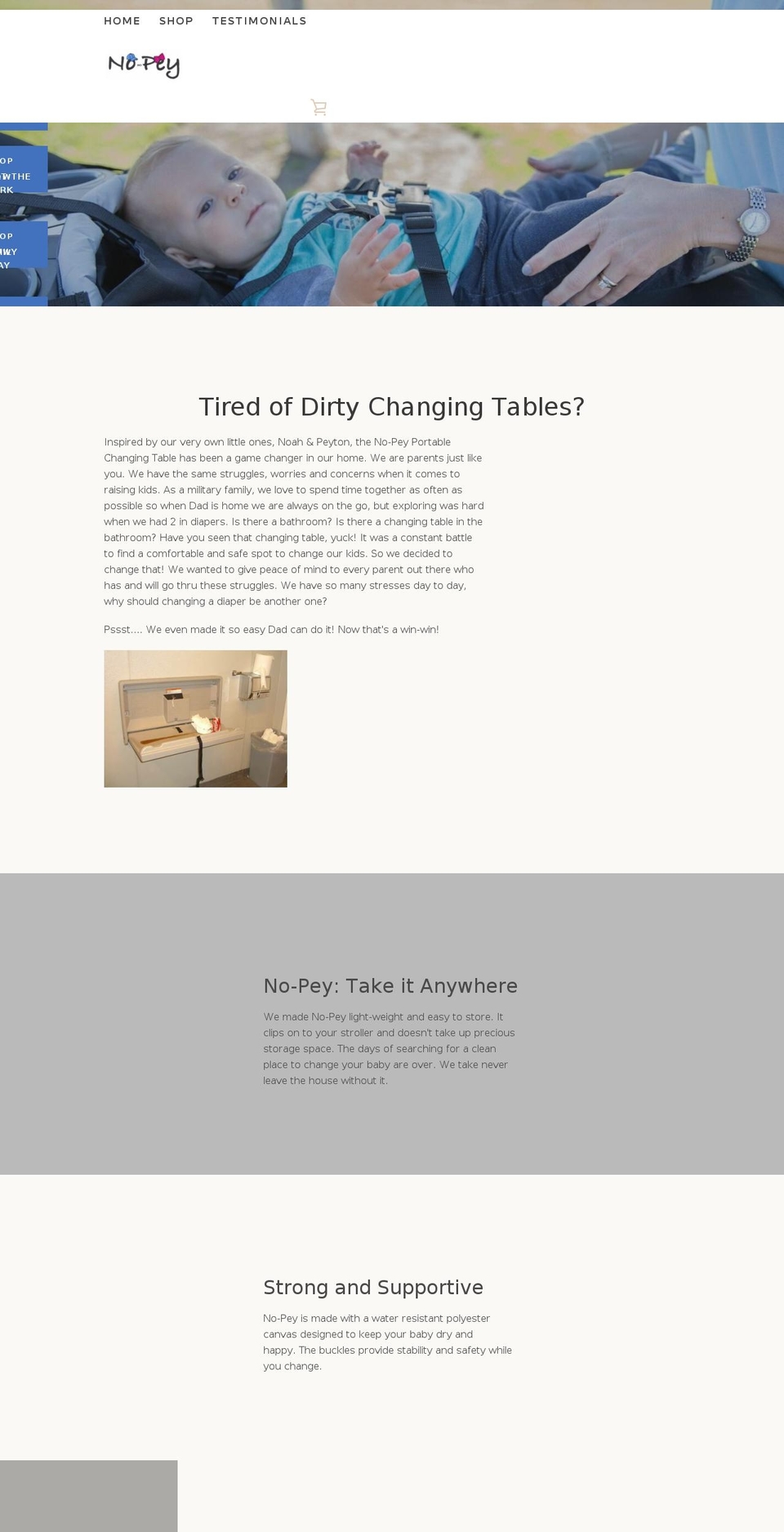 no-pey.com — Shopify storefront screenshot