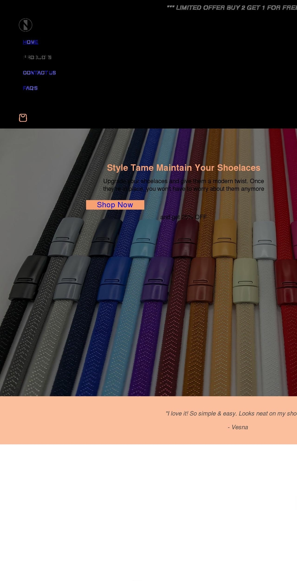 no-tie.com shopify website screenshot