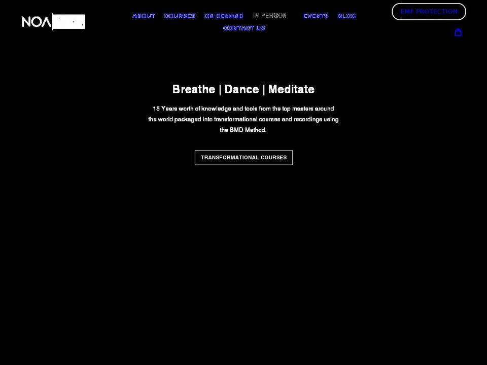 noaaon.com shopify website screenshot