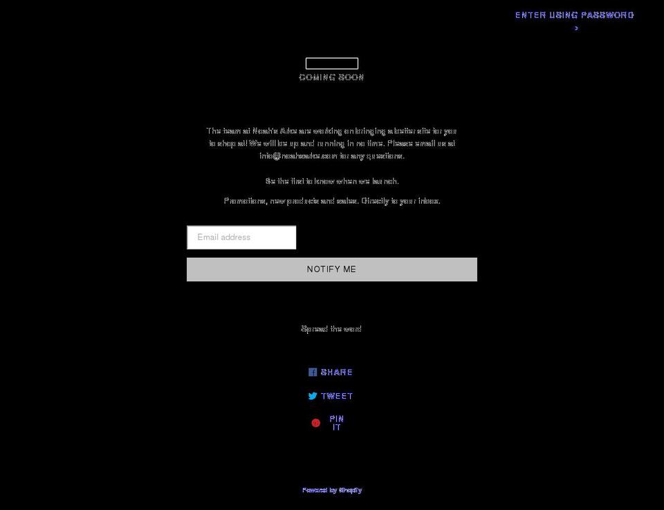 noahsarke.com shopify website screenshot