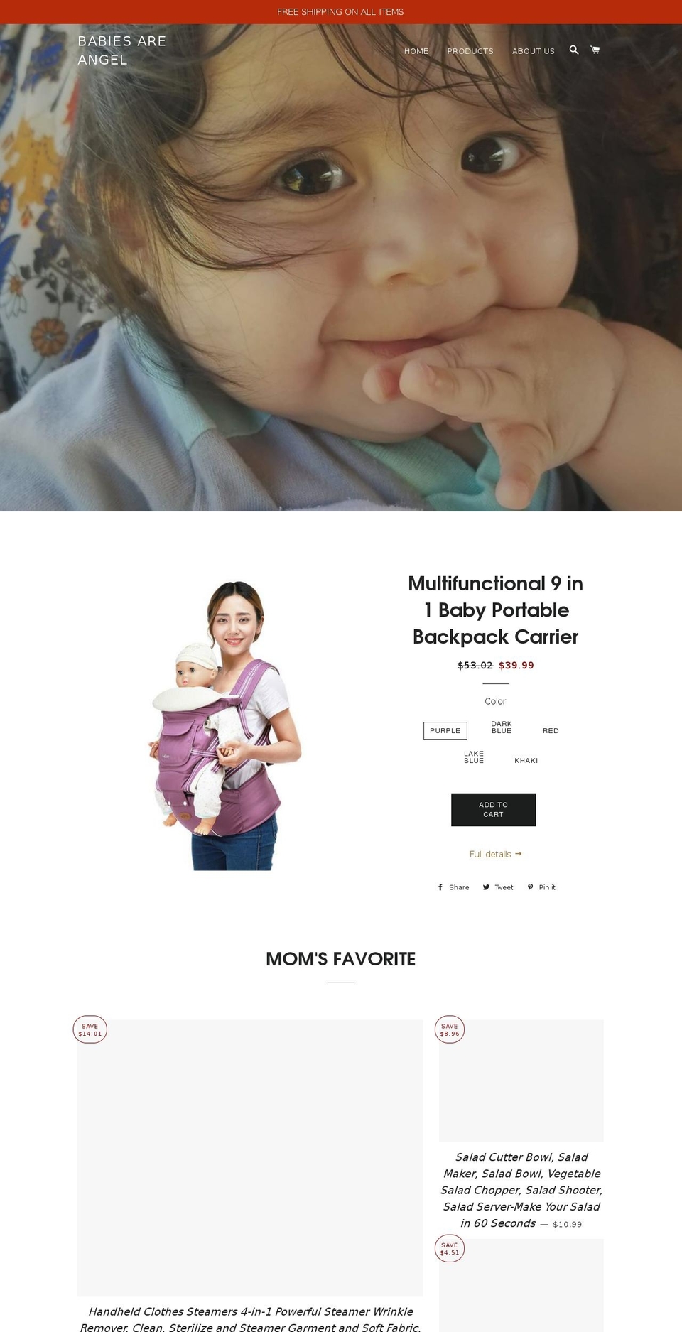 noahstuff.com — Shopify storefront screenshot