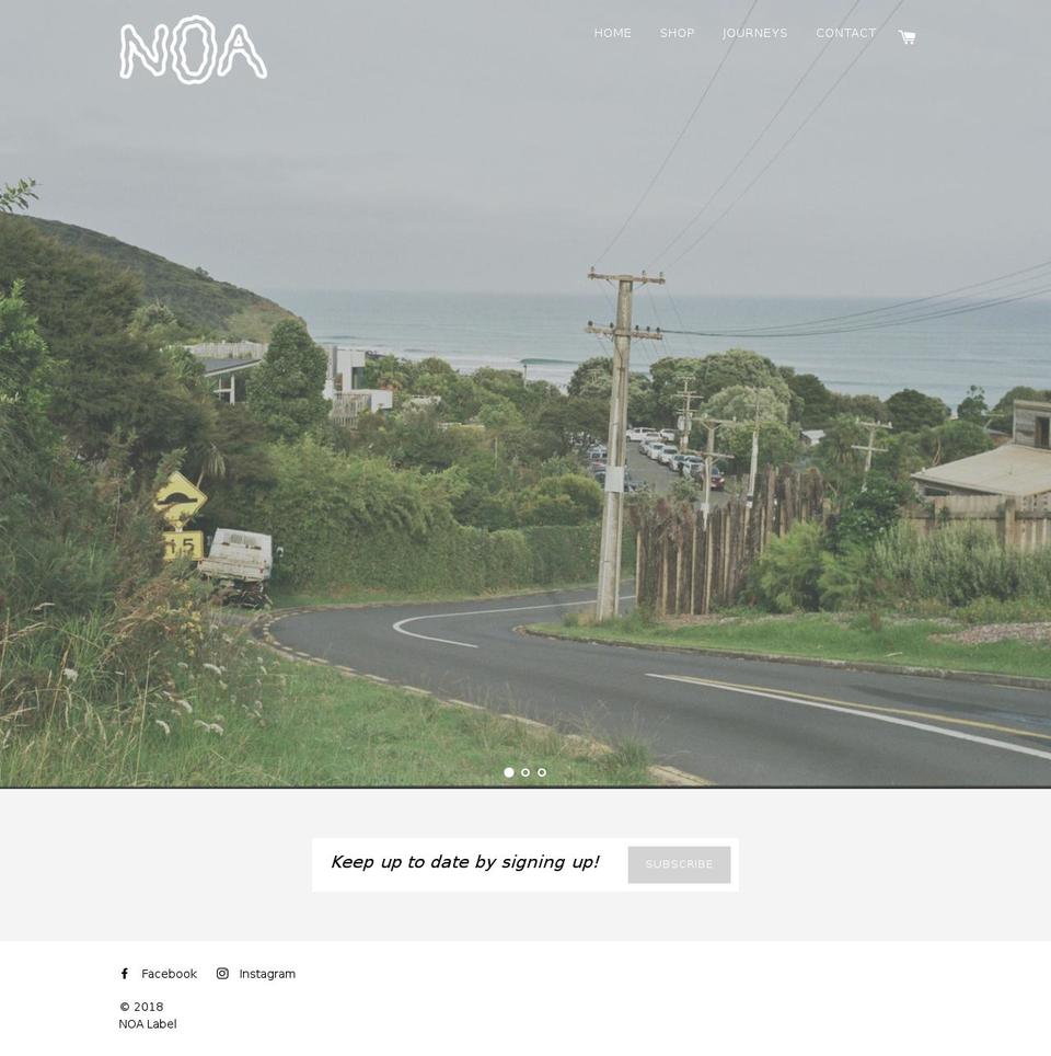 noalabel.com — Shopify storefront screenshot