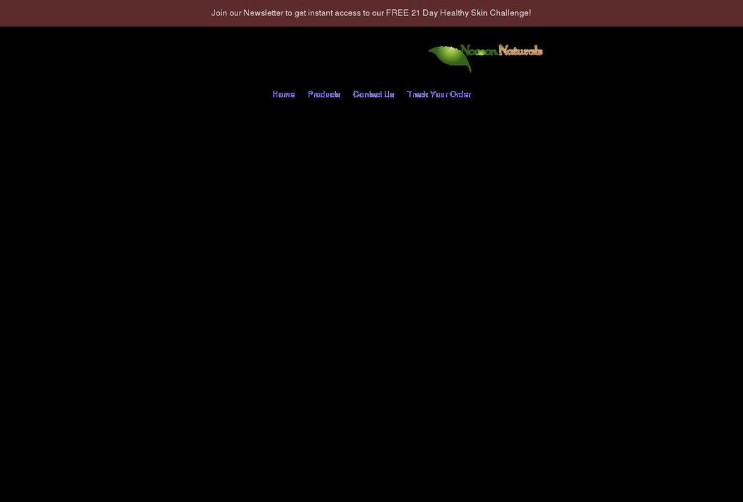 noasonnaturals.com shopify website screenshot