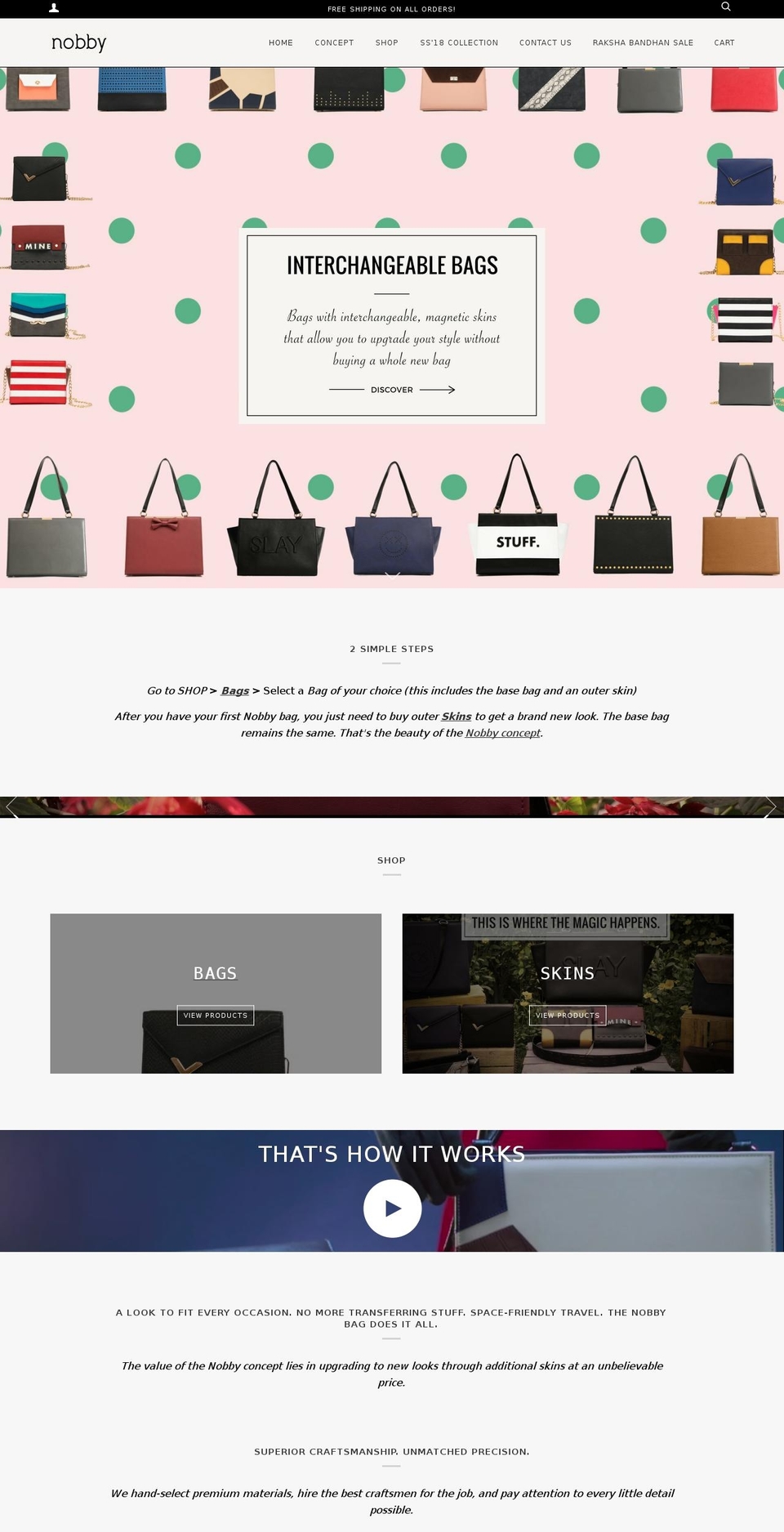 nobby.store shopify website screenshot