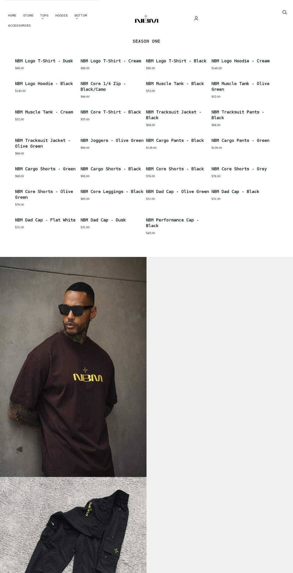 nobeastmode.us shopify website screenshot