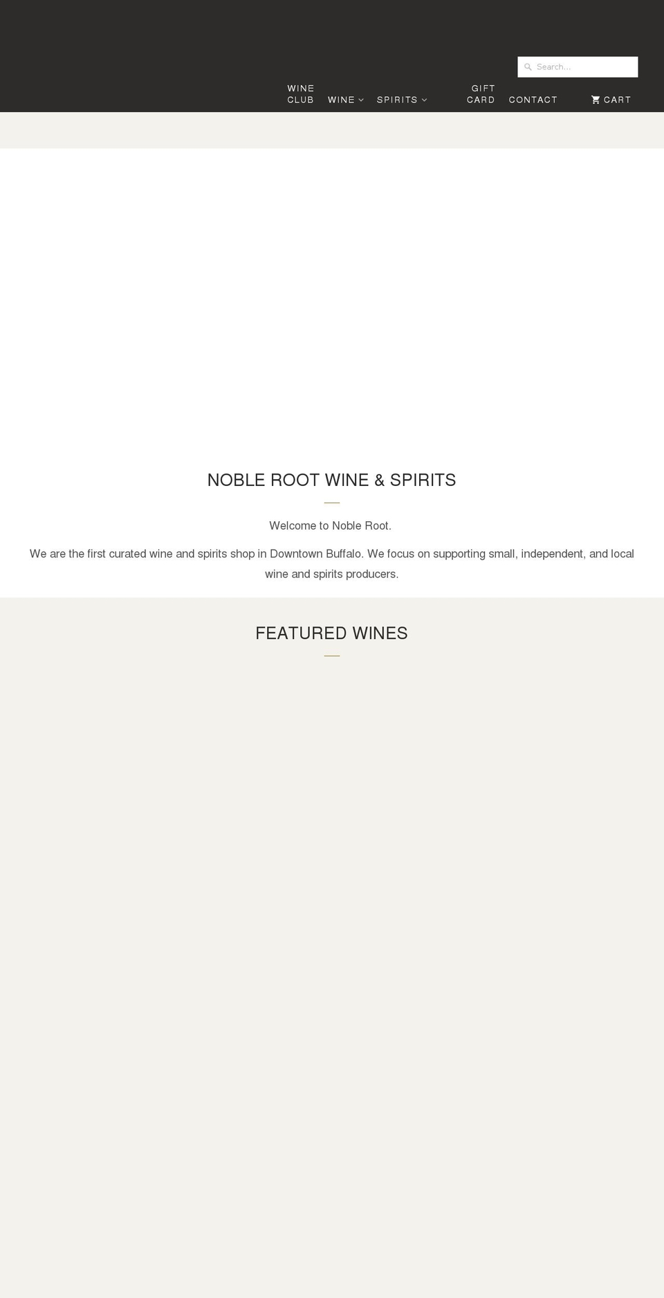 nobleroot716.com shopify website screenshot