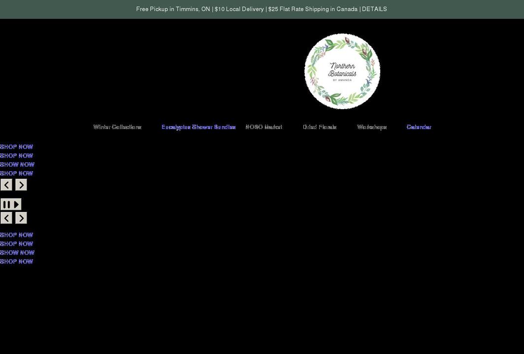 nobotimmins.com shopify website screenshot