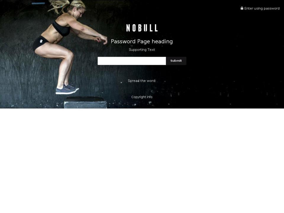 nobullblackfriday.com — Shopify storefront screenshot