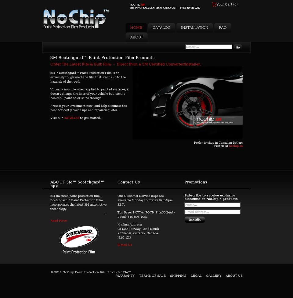 nochip.us shopify website screenshot