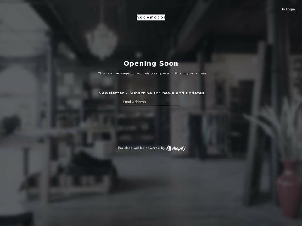 nocomocos.com — Shopify storefront screenshot
