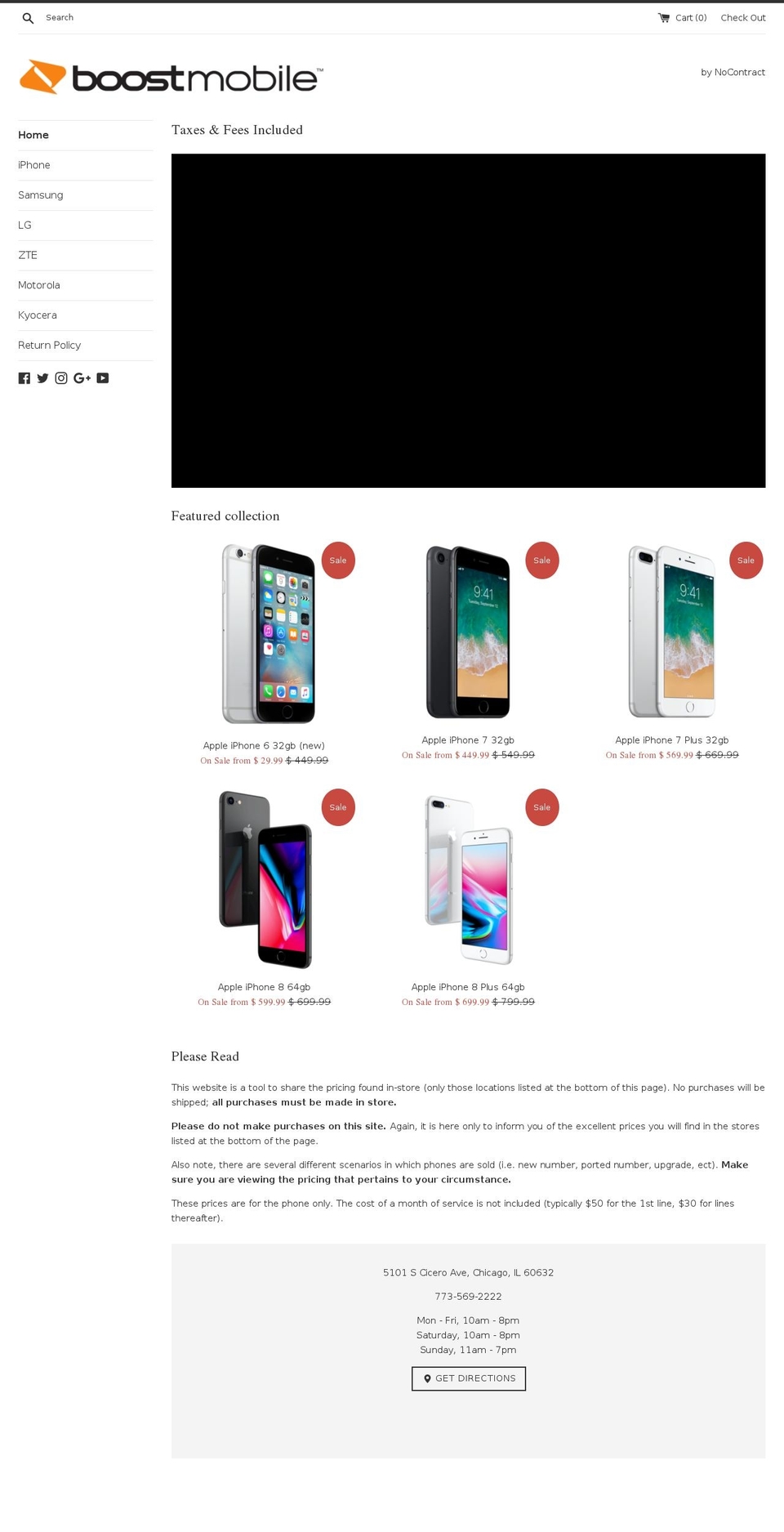 nocontract.com — Shopify storefront screenshot