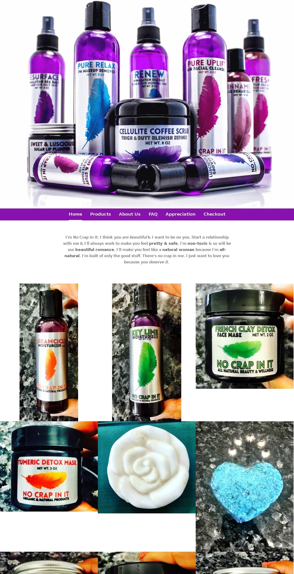 nocrapinit.com shopify website screenshot