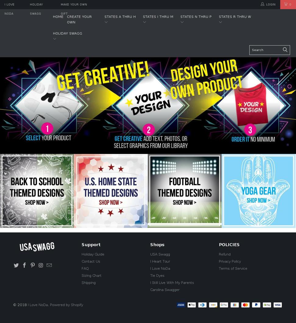 nodaneighborhood.org shopify website screenshot