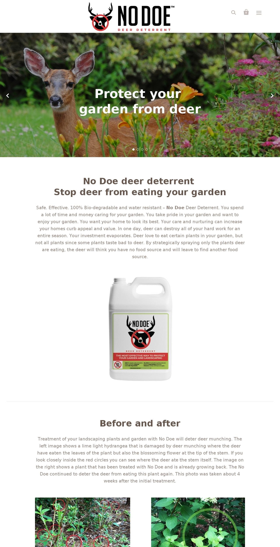 nodoe.com shopify website screenshot