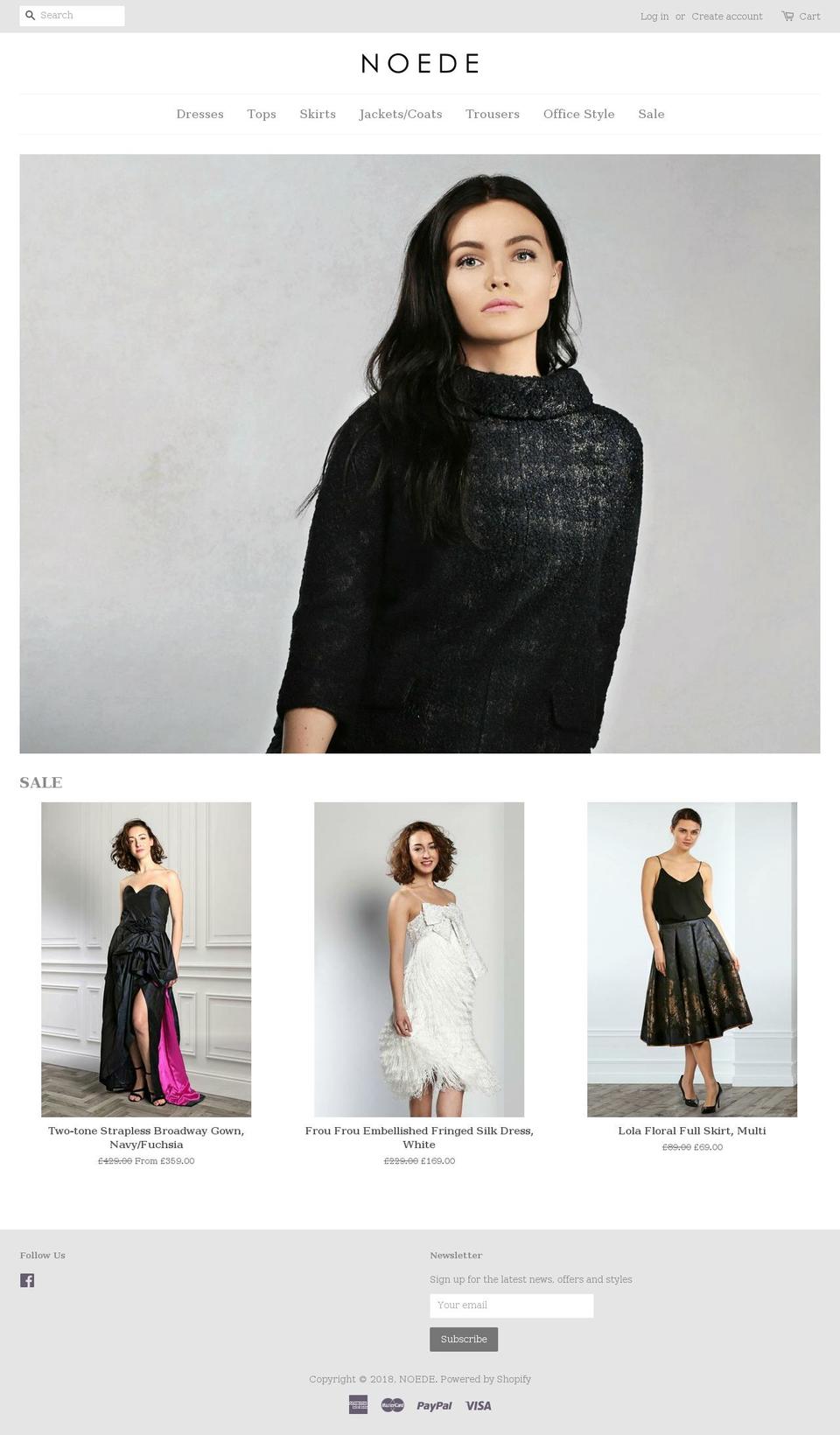 noede.com — Shopify storefront screenshot